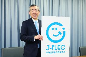 Inauguration of the President of the Japan Financial Literacy and Education Corporation (J-FLEC)